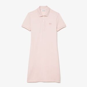 Lacoste Pink Buttoned Polo Dress Casual